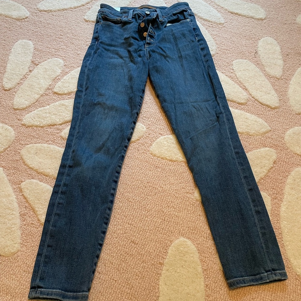 Joe’s Jeans Flawless The Charlie High Rise Skinny 27 Button Fly